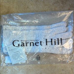 Garnet Hill Soft White Cashmere Gloves
